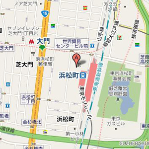 300円居酒屋 摂津 浜松町店地図